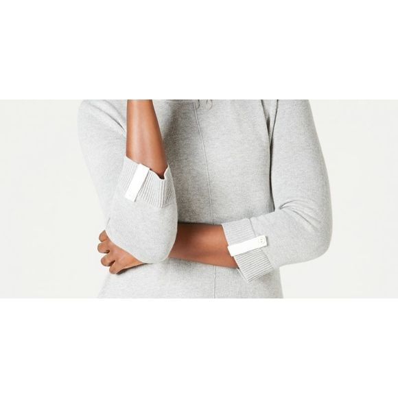 Karen Scott Women's Cotton Sweater Grey Size XX-Large - Picture 2 of 3